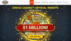 zodiac casino welcome bonus