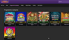 Zodiac Casino Progressive Games